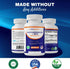 Vitamatic Saccharomyces Boulardii Probiotic 10B per Serving + Yeast Extract (MOS Yeast Fraction) 300 mg - 60 DR Capsules - Made in The USA...