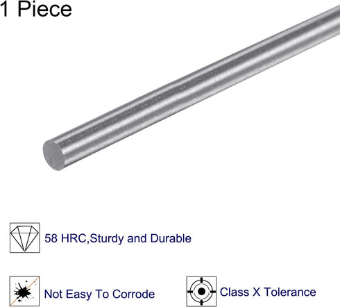 0.0669" Pin Gage 1.70mm Diameter Metric Tolerance 0.001mm Class X Plug Gage Pin, Bearing Steel Go No-Go Plug Gage...