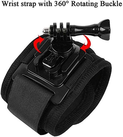 Accessories Kit for Insta360 One X4/X3/X2/X, One R, X and GoPro Hero 9,New Quick Release Head Strap Mount + Chest Mount Harness + Backpack Clip Ho...