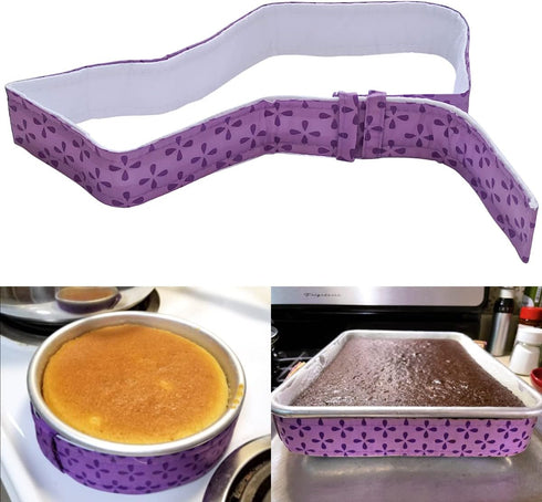 yuntop 2 Piece Bake Even Cake Strips, Cake Pan Dampen Strips, Cake Pan Strips for Evenly Baked Cakes...