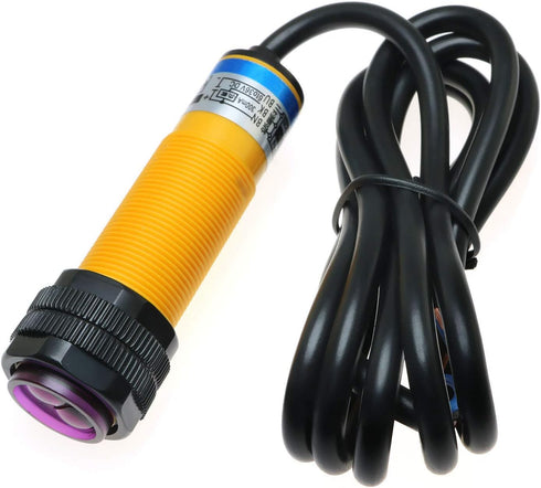 E-outstanding DC 6-36V 3 Wire NPN NO IR Photoelectric Sensor Switch 30cm Adjustable E3F-DS30C4...