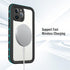 iPhone 13 Pro Max Waterproof Case - IP68 Shockproof Dustproof Full Protection with Lanyard (Teal)...