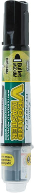 PILOT V Board Master BeGreen Refillable Dry-Erase Markers, Bullet Tip, Black Ink, 12 Count...