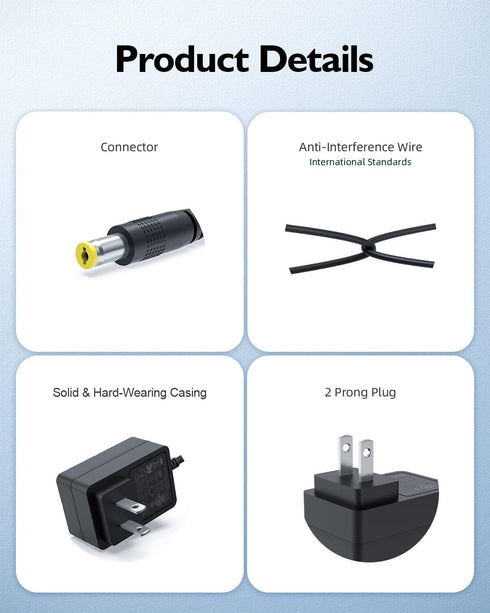 24V Massage Gun Charger for Hypervolt Hyperice 53000-001-00 HPI5300000100 Power Adapter (UL Safety Certified)...