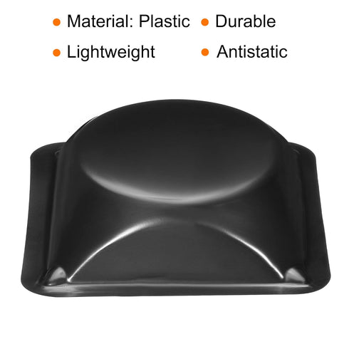 PATIKIL Square Weigh Boats, 10 Pack Plastic Medium Scale Trays Powder Dispenser for Weighing Mixing, Black...