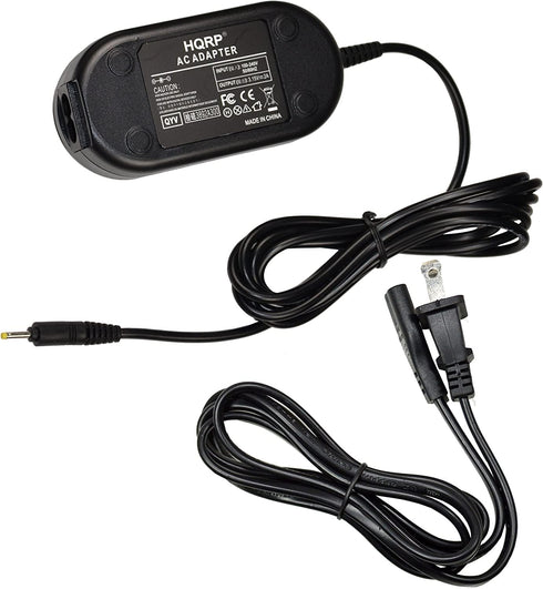 HQRP AC Adapter Compatible with Canon ACK-800 PowerShot A200, SX120, SX130, A410, A420, A430, A460, A470, A490, A495, A500, A510, A520, A530, A540...