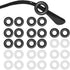 14 pairs Eyeglass Ear Grips Sleeve Holder-Eyeglasses Ear Hooks-Comfort Anti-Slip glasses ear grip-For Kids and Adults Sunglasses, Reading Glasses,...
