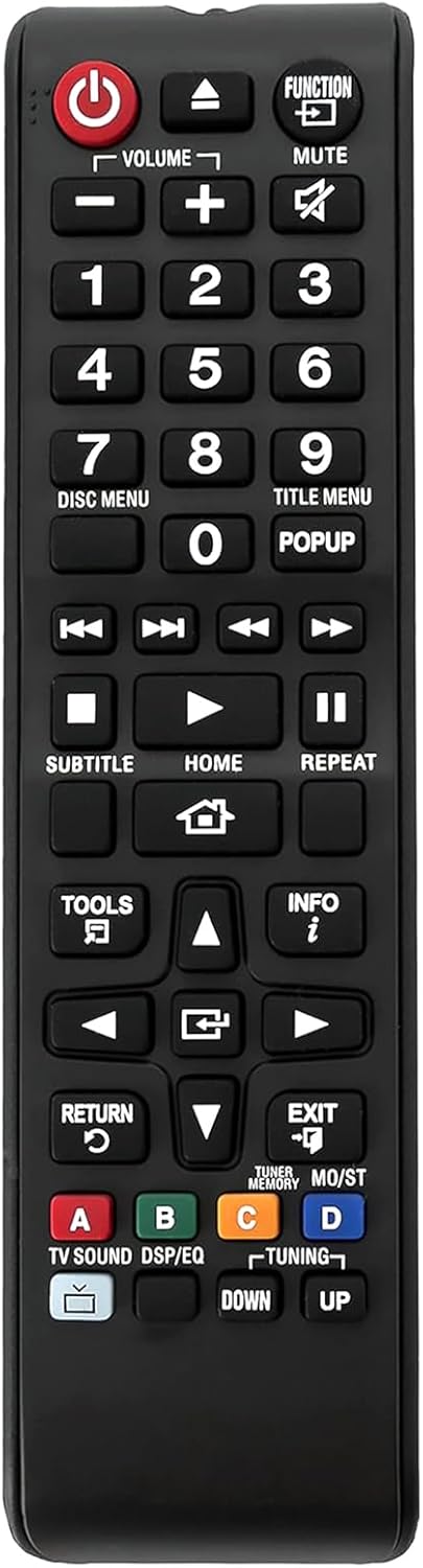 New AH59-02533A AH59-02533B Replace Remote fit for Samsung HT-H4530 HT-H5500W-ZA HT-H5530 HT-F4500 HT-H4500 HT-H5500W HT-J4100 HT-J4500 HT-J5500W ...