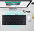 78 Keys Spanish Keyboard Wired Mini Portable Spanish Keyboard for Desktop Computer Ultra-Thin...