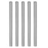 5pcs Round Rods 6.4mm x 100mm High Speed Steel (HSS) Lathe Bar Stock DIY Craft Tools for Turning Facing Drilling Threading...