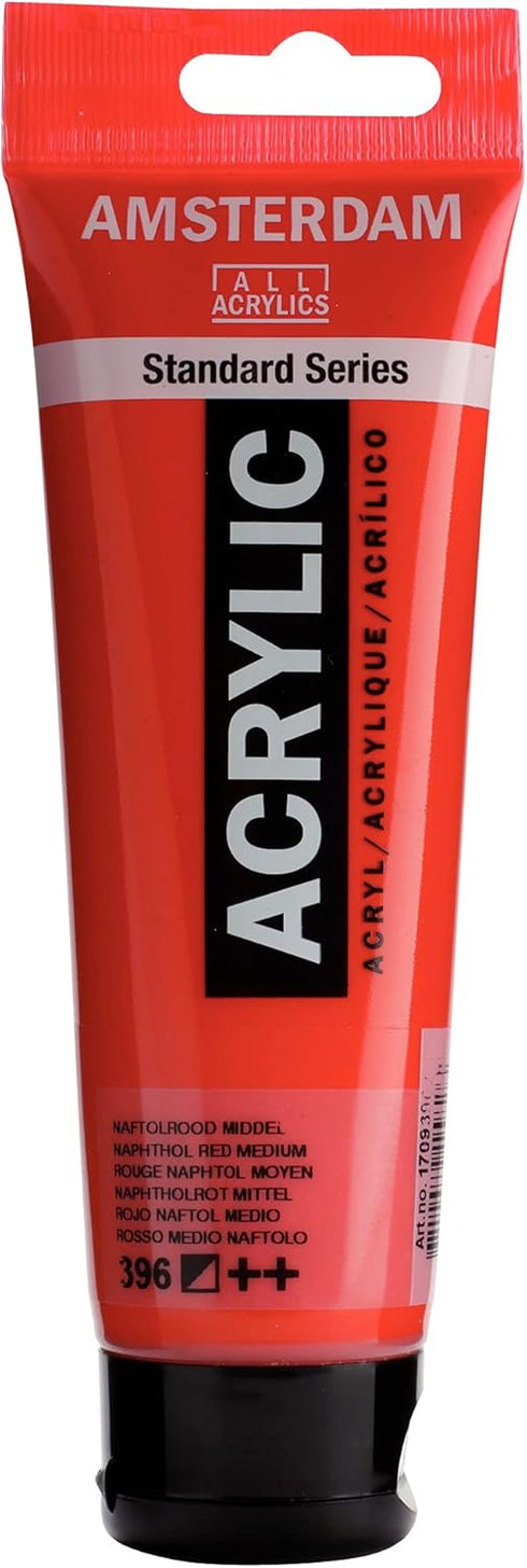 Amsterdam Standard Series Acrylic Tube 120 ml Naphthol red medium 396 (17093962)...