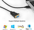 CableCreation USB to RS232 Serial Adapter (FTDI Chipset), USB to RS232 Gold Plated DB9 Serial Converter Cable for Windows 11, 10, 8.1, 8, 7, Vista...