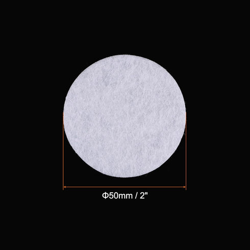 100pcs Round Felt Circles, 50mm 2" Pre Cut Felt Craft Pads Non-Woven Mini Felt Fabric Circles for DIY Sewing Handcraft Cut Projects Craft Finishin...