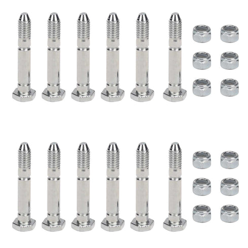(12 Set of) 51001500 5/16" Snow Blower Shear Bolts & Nuts Compatible with Ariens ST1032 ST1028 ST824 ST828 Snow Thrower Auger, Replaces 510015, AM...
