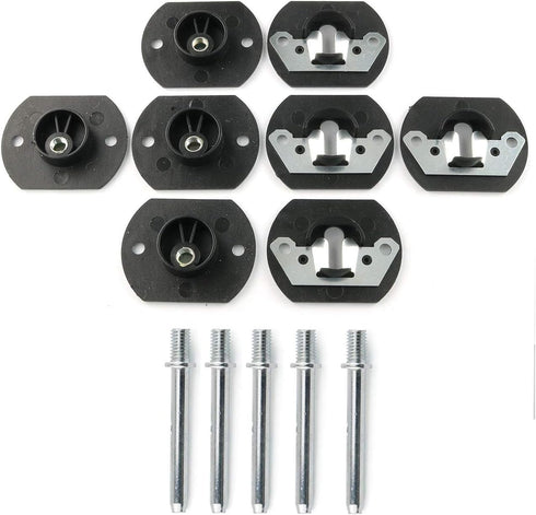E-Outstanding Pin Style Sofa Connector 4 Sets Black Sofa Couch Sectional Furniture Hardware Accessories...