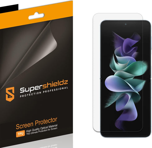 Supershieldz (2 Pack) Designed for Samsung Galaxy Z Flip 4 5G Screen Protector, High Definition Clear Shield (TPU)......