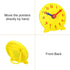PATIKIL 4 inch Teaching Clock, 2 Pack Learn Clock Learning Tell Time Analog Clock Demonstration Clock 12 Hour 2 Pointers for Classroom Teacher, Ye...