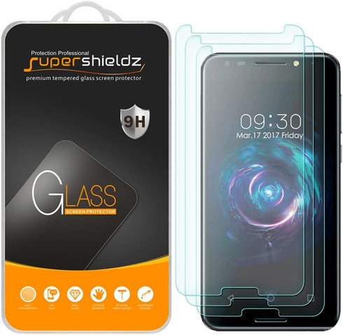 Supershieldz (3 Pack) Designed for T-Mobile Revvl (4G Version Only) Tempered Glass Screen Protector, Anti Scratch, Bubble Free...