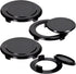 PAGOW 4 Pack Patio Table Umbrella Hole Ring and Cap Set, 2 Inch Patio Garden Beach Table Umbrella Plug, Standard Size Umbrella Thicker Hole Ring P...