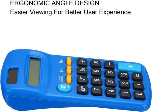 PATIKIL Basic Calculator, 8 Digit LCD Display Calculator 4 Function Small Desktop Calculator Battery Powered Handheld Calculator for Home Office, ...