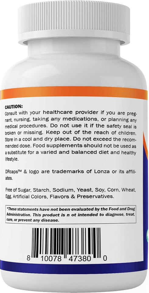 Vitamatic Lactobacillus Rhamnosus 5 Billion per DR Capsule (10 Billion Per 2 Capsules) - 60 Count - Advanced Digestive & Immune Support - Made wit...