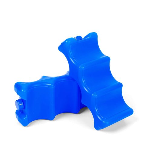 Luxja Reusable Ice Packs for Breastmilk Storage (Pack of 2), Breastmilk Bottle Ice Packs for Breastfeeding Working Mom, Blue...