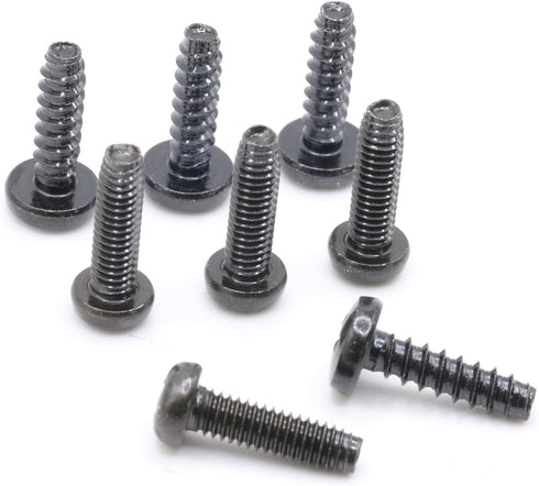 ReplacementScrews 2 Sets of Metric Screws (Model RS-198452) Pan Head - Philips Drive - Black Plated (Pack of 8)...