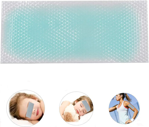 40 Pcs Fever Cooling Gel Patches,Cooling Forehead Strips Relieve Headache,Toothache Pain,Drowsiness, Fatigue, Refreshing, Relieve Fatigue, Muscle ...