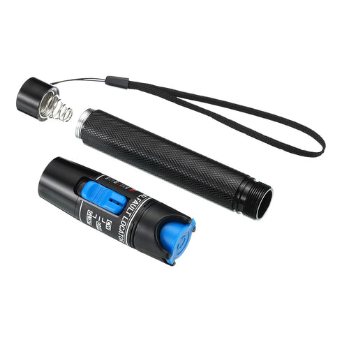 PATIKIL Portable Fiber Optic Cable Tester, 5MW Visual Fault Locator Optical Power Meter Red Light Cable Test Equipment for S C/FC/ST Adapter Netwo...