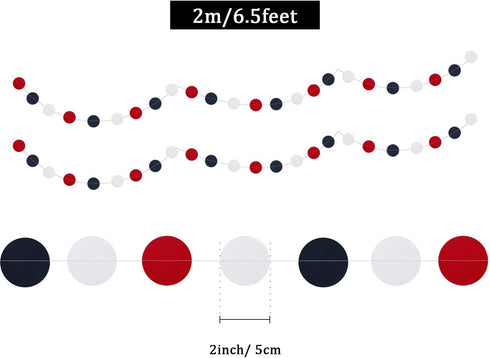 WILLBOND 29 Pcs Red and Black Decorations Mouse Paper Decoration Fan Pom Pom Honeycomb Flower Tissue Tassel Garland Theme Party Supplies for Gradu...