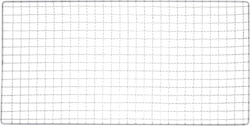 Square BBQ Grill Net 7.9"x15.7" Galvanized Iron Barbecue Mesh Mat for Baking Smoking Charcoal Grilling Roasting...