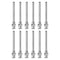 12pcs 10Gauge Stainless Steel Dispensing Needles, 1 1/2" All Metal Glue Needle Tube Blunt Tips Luer Lock for Thick Liquids, Ink, Glue, Lab Use...