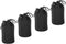 PATIKIL Camera Lens Bag, 4 Pcs 3.9" ID x 7.1" H Drawstring Lens Pouch with Thick Protective Neoprene, Lens Case for DSLR Camera Lens, Water Coffee...