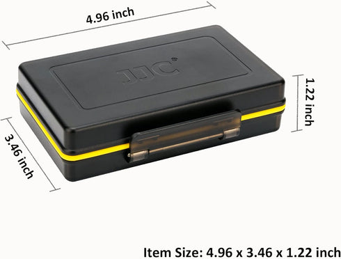 AA AAA Battery Storage Case Holder with Battery Tester, Battery Organizer Container for 8 Double A & 2 Triple A Battery, Compact and Water-Resista...