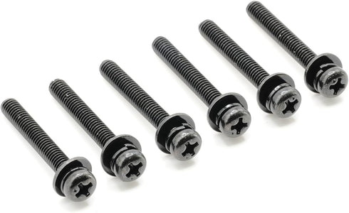 ReplacementScrews 1 Set of Metric Screws (Model RS-198299) Pan Head - Philips Drive - Black Plated (Pack of 6)...