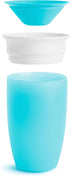 Munchkin Sippy Cups for Toddlers 1-3, Spill Proof Miracle 360 Cup, 10 Ounce, 2 Pack, Blue/Purple...