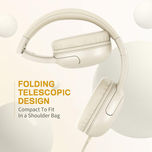 LORELEI E5 Wired Headphones for Kids Foldable & 3.5mm Jack Tangle Free Nylon Wire Stereo On Ear Headsets for Kids/Children/School/Tablet/Ipad/Kidd...