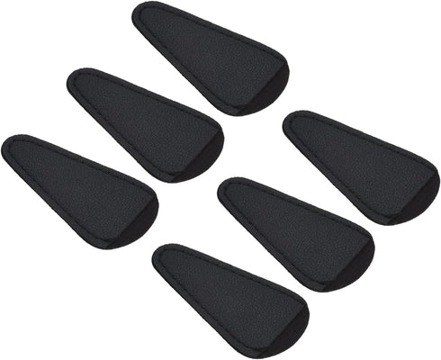 PATIKIL 2.9"x1.5" PU Leather Scissors Sheath, 6 Pack Scissors Cover Protector Portable Collect Bags for Eyebrow Trimming Beauty Tool Protection, B...