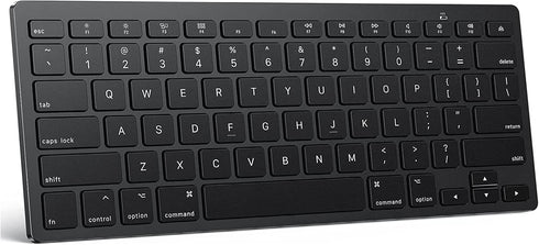 OMOTON Bluetooth Keyboard for Mac, Compact Wireless Keyboard Compatible with MacBook Pro/Air, iMac, iMac Pro, Mac Mini, Mac Pro Laptop and PC (Bla...
