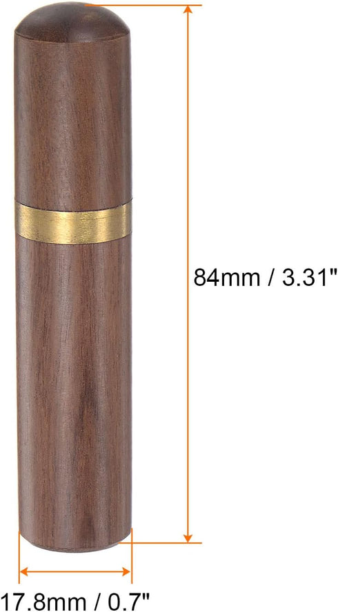 HARFINGTON 2pcs Wooden Needle Case Sewing Needle Tubes Toothpick Storage Box for Storing Fine Needles Hand Crafts Knitting Beading Embroidery...