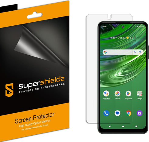 Supershieldz (3 Pack) Designed for Cricket Outlast and AT&T Jetmore Screen Protector, High Definition Clear Shield (PET)......