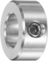 Shaft Collar 5/8" Bore 304 Stainless Steel Set Screw Shaft Collars, 1-1/8" OD, 1/2" Width, for Wheel Barrow Axle, Gearbox Assemblies, Machine Tool...