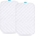 Waterproof Bassinet Mattress Pad Cover Fit for Fodoss, BIERUM, Bellababy and MiClassic Bassinet, 2 Pack, Ultra Soft Surface, Breathable and Easy C...