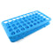 E-outstanding Test Tube Rack Blue Plastic Centrifuge Tube Racks with Silicone Pad Tubes 50 Positions for 5ml,10ml,15ml,50ml 18mm...