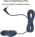 3.5mm Car Microphone with 9.85 Feet Assembly Cable Mic for Head Unit Bluetooth Enabled Stereo, Radio, GPS and DVD...