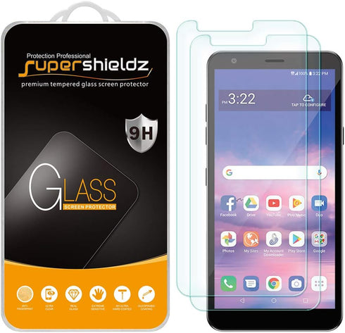 Supershieldz (2 Pack) Designed for LG Journey LTE Tempered Glass Screen Protector, Anti Scratch, Bubble Free...