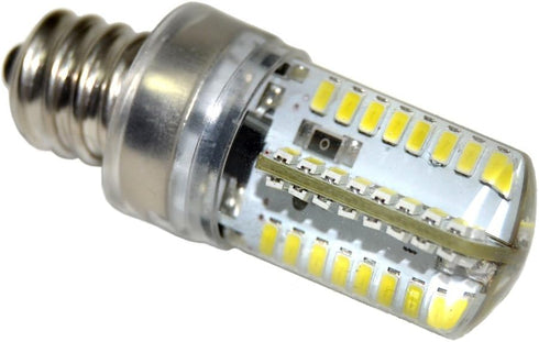 HQRP E12 Candelabra Base LED Bulb Cool White AC 110V compatible with LG 6913EL3001A / 6913EL3001E / 6913EL3002A Dryer Light Bulb Replacement...