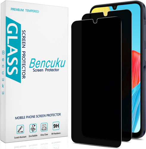 (2 Pack) HPTech Privacy Screen Protector for Samsung Galaxy A25 5G Anti Spy Tempered Glass, Bubble Free, Case Friendly......