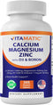 Vitamatic Calcium Magnesium Zinc D3 Boron | 365 Coated Tablets Supplement | Calcium 1200 mg, Magnesium 420mg, Zinc 25mg, Vitamin D3 1000 IU, Boron...
