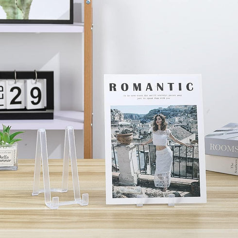 Plate Stands for Display - Plastic Easel Stand Plate Holder Display Stand Picture Frame Stand for Pictures | Photo|Decorative Plate |Dish | Tablet...